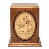 Woodland Oval Cremation Urn