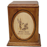 Woodland Oval Cremation Urn
