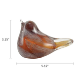 Lyrical Songbird Blown Glass Keepsake Urn