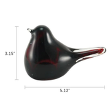 Lyrical Songbird Blown Glass Keepsake Urn
