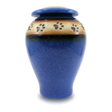 Loving Paws Blue Pet Urn