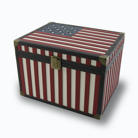 American Flag of 1812 Memory Chest - Large