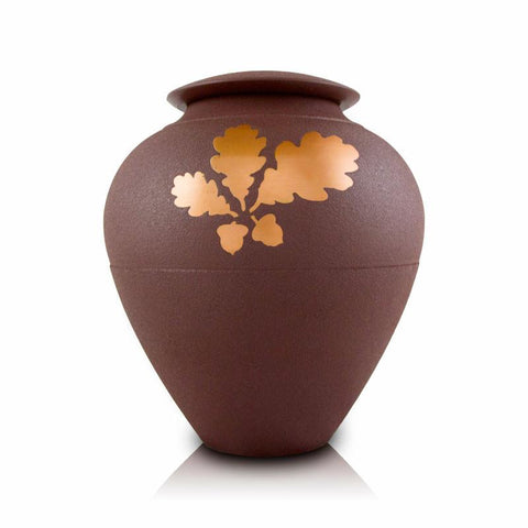 Oak Leaf Back to Nature Cremation Urn