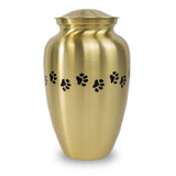 Bronze Paw Urn