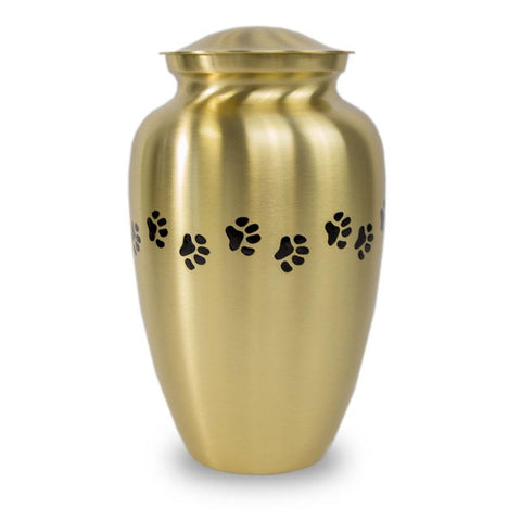 Bronze Paw Urn