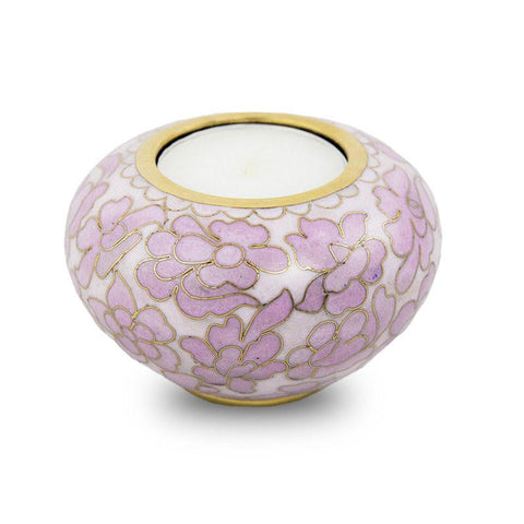 Cloisonné Cremation Keepsake Candle Holder