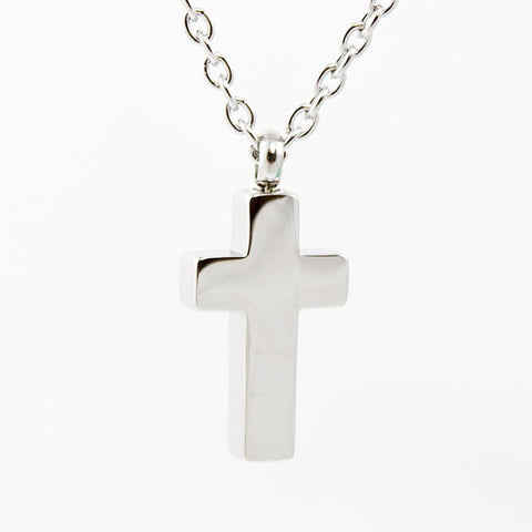 Stainless Steel Cross Cremation Pendant