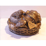 Bronze Dog Angel Urn