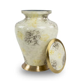 Glenwood White Cremation Urn – Large