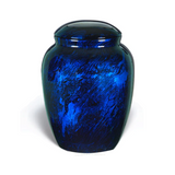 Sparkling Marble Look Fiberglass Cremation Urn