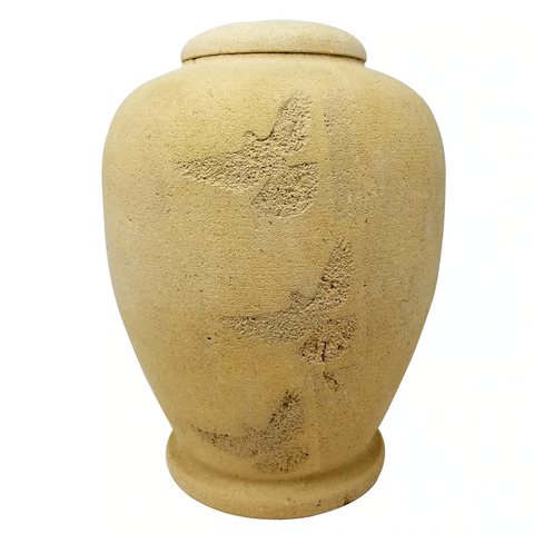 Flying Birds Natural Sand Biodegradable Urn
