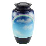 Hand-Painted Classic Shape Cremation Urn for Ashes