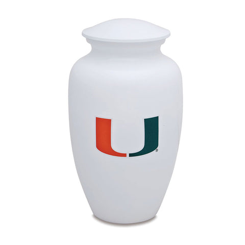 Miami Hurricanes Cremation Urn