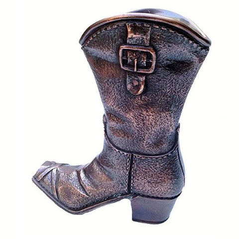 Sculpted Cowboy Boot Cremation Urn