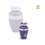 Awareness™ Keepsake Cremation Urn in Pink or Purple