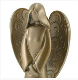 Angelina, Silver-Bronze Keepsake Angel Urn for Ashes