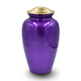 Deep Purple Cremation Urn