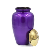 Deep Purple Cremation Urn