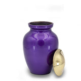 Deep Purple Cremation Urn