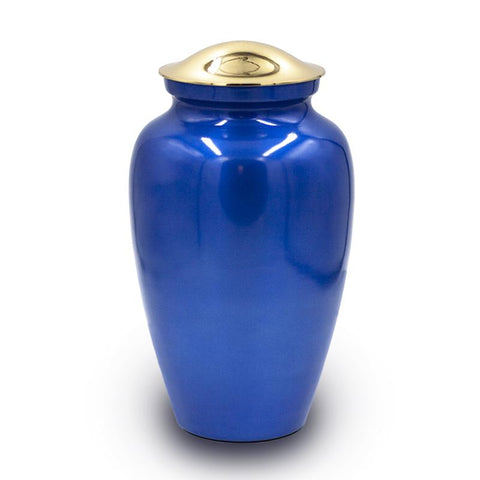 Ocean Blue Cremation Urn