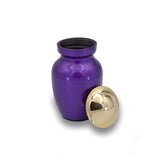 Deep Purple Cremation Urn