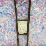 Orchid Stained Glass Box Urn Memory Chest (Adult Size)