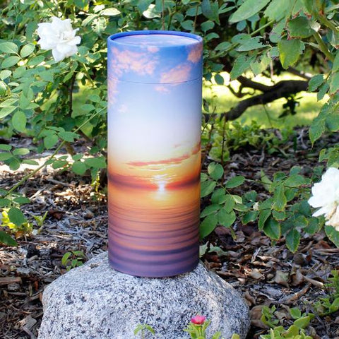 Element Scattering Urn - Peaceful Ocean Sunset