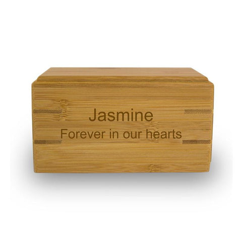 Bamboo Pet Cremation Urn Box