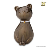 Princess Cat™ Cremation Urn in Bronze