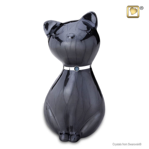 Princess Cat™ Cremation Urn in Midnight