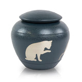Silhouette Cat Cremation Urn