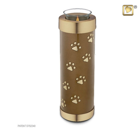 Tealight Pet Urn Bronze Tall