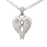 Angel Wing Companion Cremation Pendant – Stainless Steel