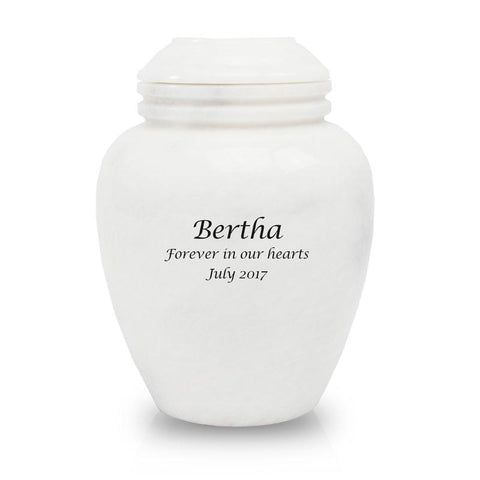 Taj Mahal Marble Cremation Urn - Extra Small