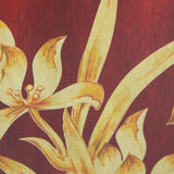 Burgundy Red Orchid Cremation Urn