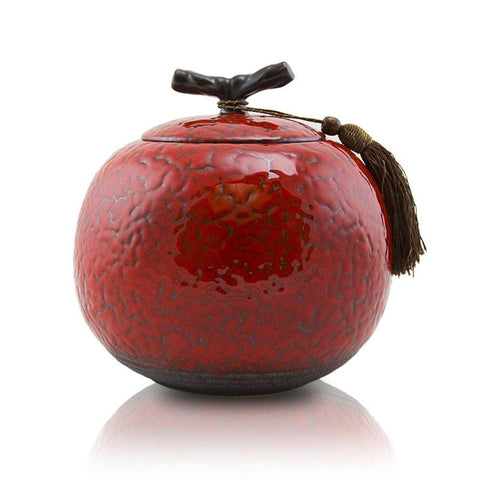 Large Twig Top Ceramic Cremation Urn