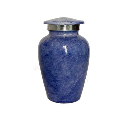 Violet Marble Keepsake Cremation Urn